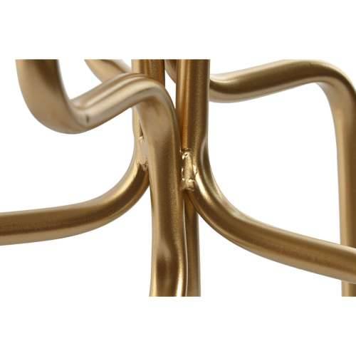 Svijećnjak Home ESPRIT zlatan Metal 25 x 25 x 51 cm Cijena