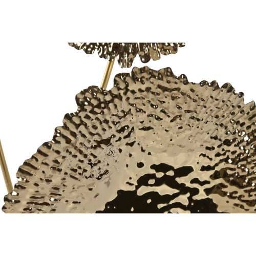 Zidni Ukras Home ESPRIT zlatan Cvijet 50 x 5 x 50 cm Cijena