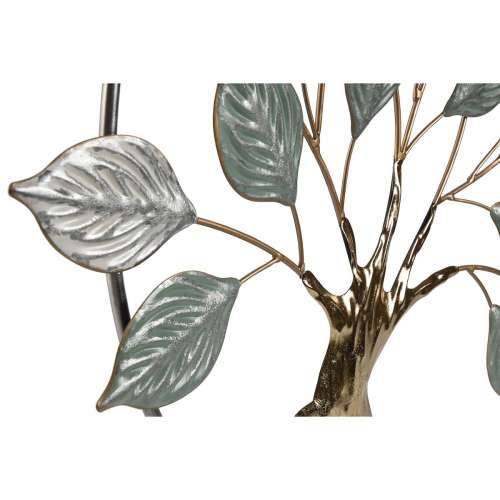 Zidni Ukras Home ESPRIT Zelena zlatan drvo Cottage 73 x 4,4 x 73 cm Cijena