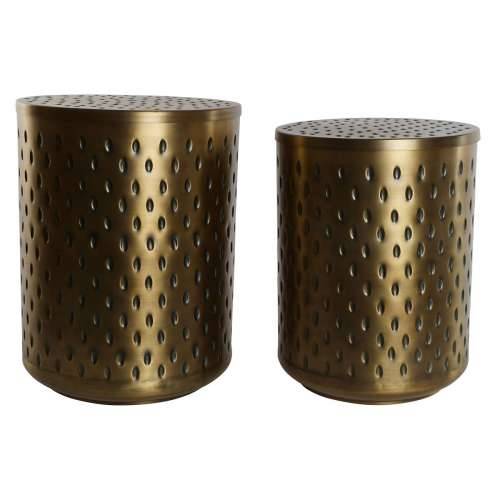 Set od dvije stolice Home ESPRIT zlatan Metal 43 x 43 x 54 cm Cijena