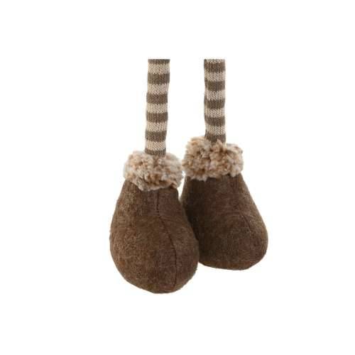 Božićni ukras Home ESPRIT Smeđa Bež Patuljak 30 x 18 x 65 cm (2 kom.) Cijena