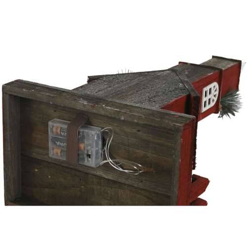 Božićni ukras Home ESPRIT Bijela Crvena 27 x 18 x 56 cm (2 kom.) Cijena