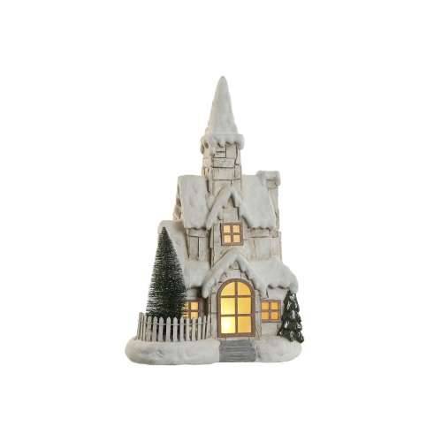 Svjetlosni ukras Home ESPRIT Bijela Zelena Prirodno kuća 35 x 20 x 51 cm Cijena