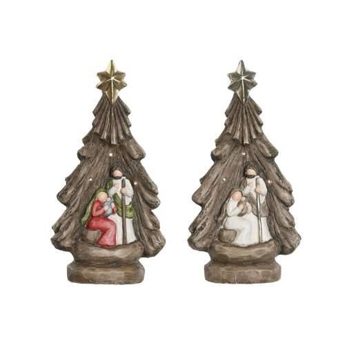 Božićne jaslice Home ESPRIT Zelena Siva magnezij 23 x 13,5 x 45 cm (2 kom.) Cijena
