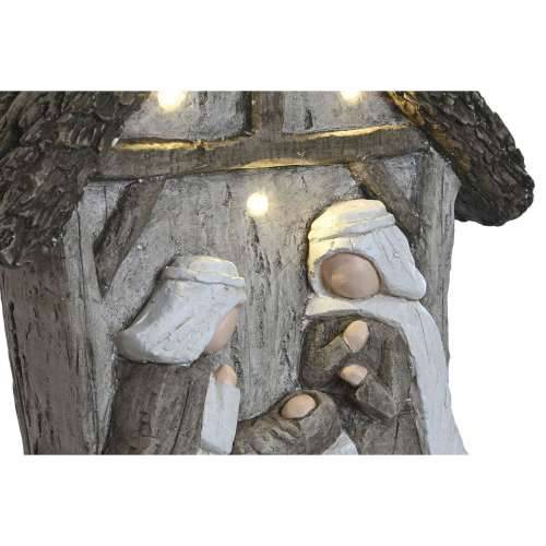 Božićne jaslice Home ESPRIT Zelena Siva magnezij 27,5 x 10,5 x 34,5 cm (2 kom.) Cijena
