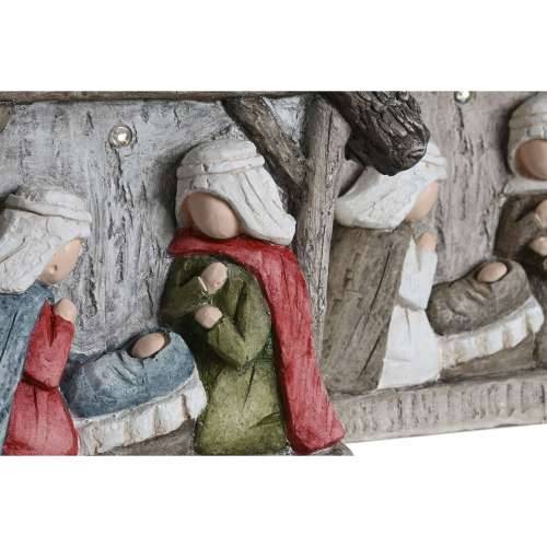 Božićne jaslice Home ESPRIT Zelena Siva magnezij 27,5 x 10,5 x 34,5 cm (2 kom.) Cijena