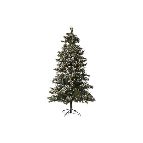 Pom de Crăciun Home ESPRIT Zelena Metal Polietilen snježno 140 x 140 x 240 cm Cijena