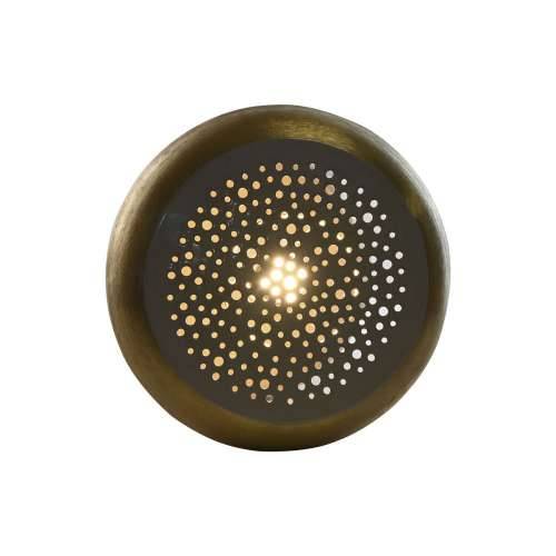 Stolna svjetiljka Home ESPRIT Siva zlatan Metal 4 W 220 V 36 x 36 x 37,5 cm Cijena