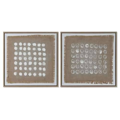 Slika Home ESPRIT Bijela Bež moderan 60 x 3,8 x 60 cm (2 kom.) Cijena