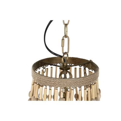 Stropna svjetiljka Home ESPRIT Prirodno Juta Metal 50 W 50,5 x 50,5 x 148 cm Cijena