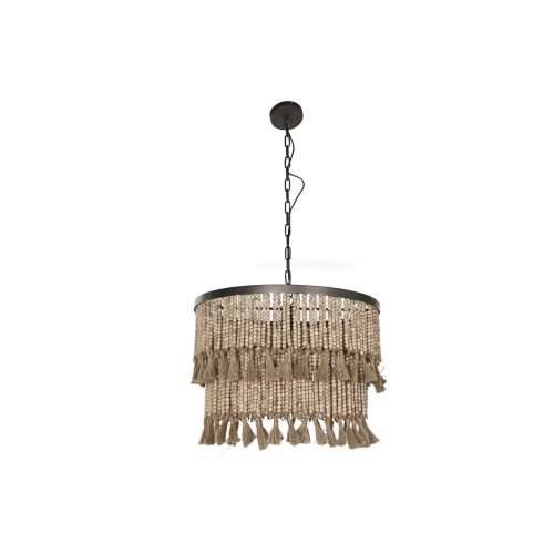 Stropna svjetiljka Home ESPRIT Smeđa Prirodno Drvo Metal 50 W 61 x 61 x 117 cm Cijena