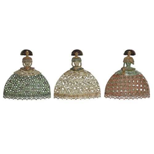 Ukrasna figura Home ESPRIT Pisana Metal Smola 27 x 10 x 29,5 cm (3 kom.) Cijena