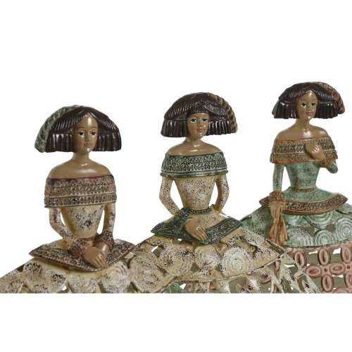 Ukrasna figura Home ESPRIT Pisana Metal Smola 27 x 10 x 29,5 cm (3 kom.) Cijena