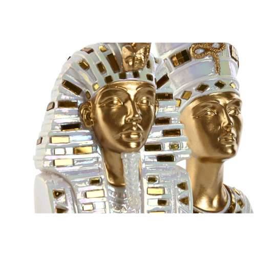 Ukrasna figura Home ESPRIT Bijela zlatan Smola Orijentalno Egipćanin 11 x 8,5 x 17 cm (2 kom.) Cijena