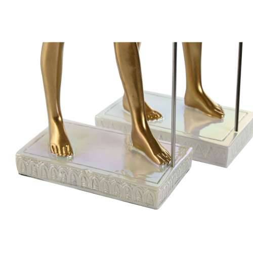 Ukrasna figura Home ESPRIT Bijela zlatan Smola Orijentalno Egipćanin 7 x 11,5 x 36 cm (2 kom.) Cijena
