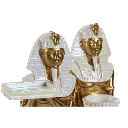 Ukrasna figura Home ESPRIT Bijela zlatan Smola Orijentalno Egipćanin 12,5 x 17 x 25 cm (2 kom.) Cijena