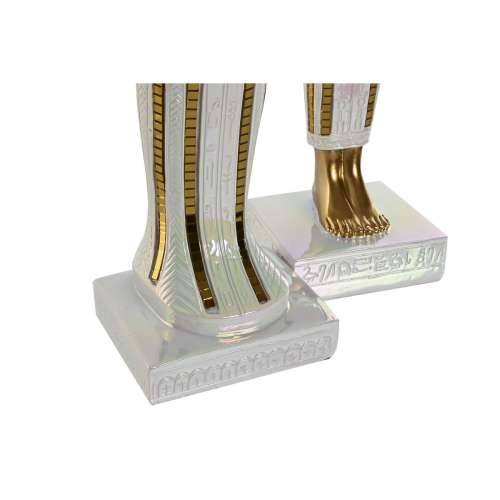 Ukrasna figura Home ESPRIT Bijela zlatan Smola Orijentalno Egipćanin 10 x 9 x 52 cm (2 kom.) Cijena