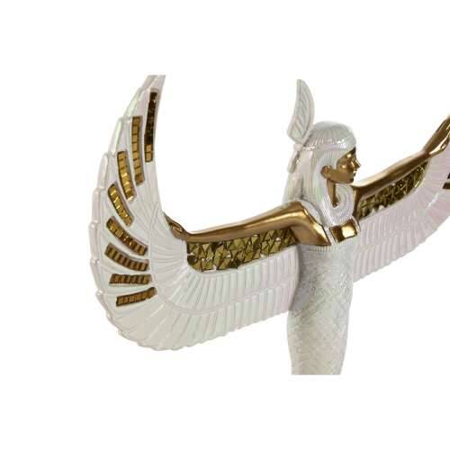 Ukrasna figura Home ESPRIT Bijela zlatan Smola Orijentalno 34 x 6,5 x 33,5 cm Cijena
