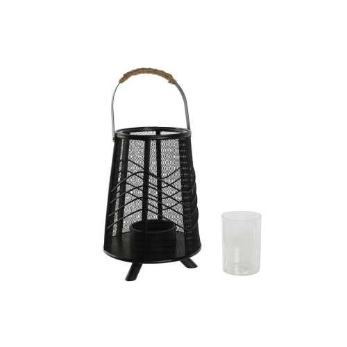 Svijećnjak Home ESPRIT Crna Metal 23 x 23 x 31,5 cm Cijena