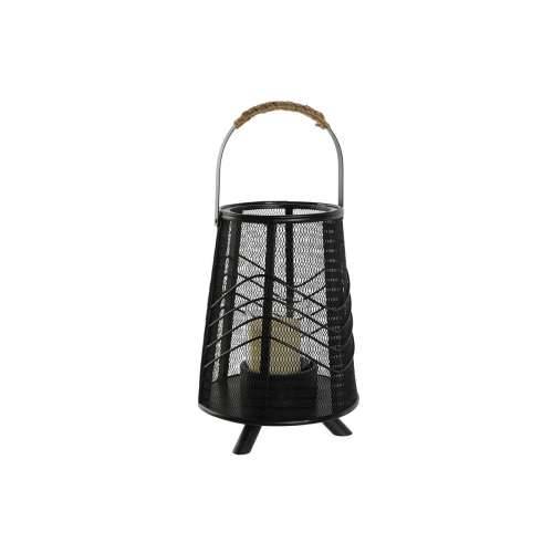 Svijećnjak Home ESPRIT Crna Metal 23 x 23 x 31,5 cm Cijena