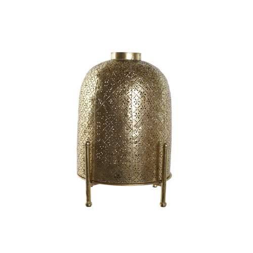 Svijećnjak Home ESPRIT zlatan Metal Kristal 24 x 24 x 33 cm Cijena