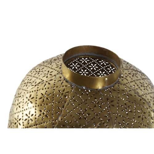 Svijećnjak Home ESPRIT zlatan Metal Kristal 24 x 24 x 33 cm Cijena