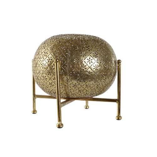 Svijećnjak Home ESPRIT zlatan Metal Kristal 24 x 24 x 20 cm Cijena