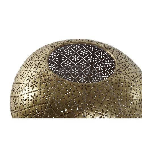 Svijećnjak Home ESPRIT zlatan Metal Kristal 24 x 24 x 20 cm Cijena