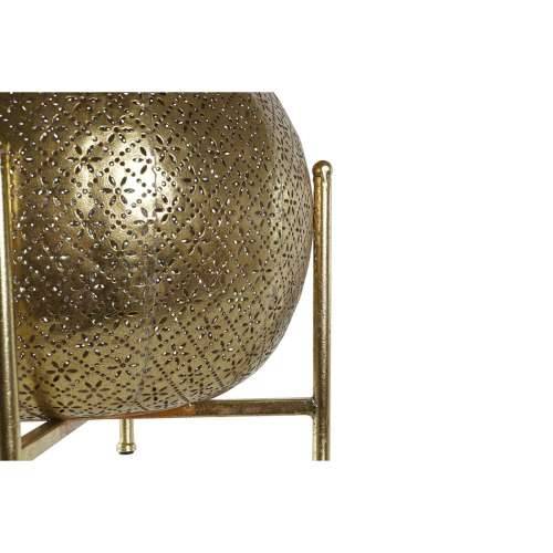 Svijećnjak Home ESPRIT zlatan Metal Kristal 29 x 29 x 26,5 cm Cijena