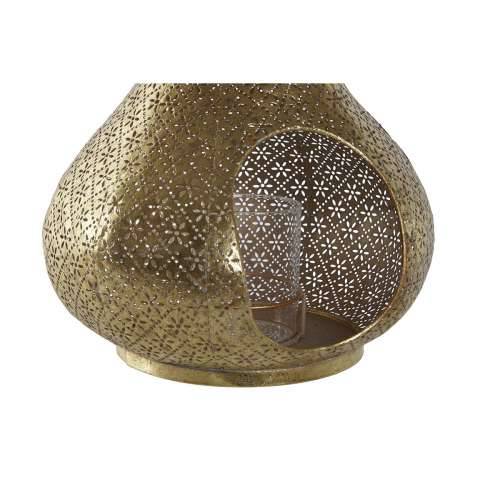 Svijećnjak Home ESPRIT zlatan Metal Kristal 25 x 25 x 26,5 cm Cijena