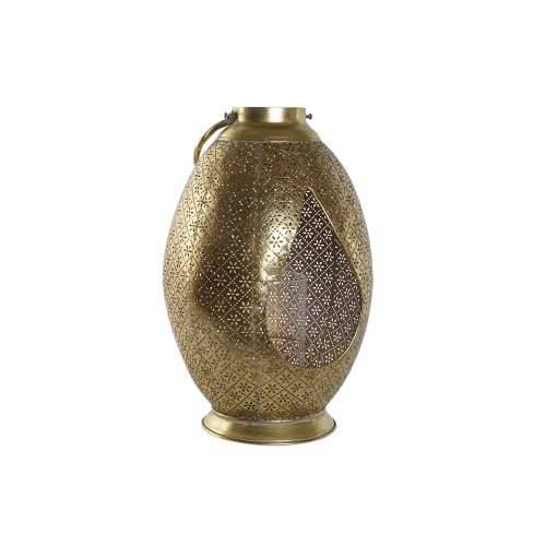 Svijećnjak Home ESPRIT zlatan Metal Kristal 24 x 24 x 38,5 cm Cijena