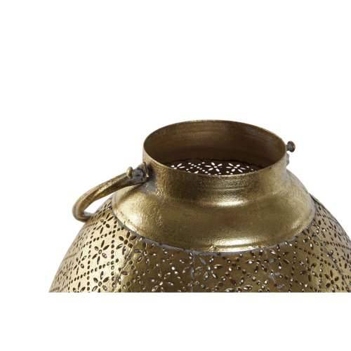 Svijećnjak Home ESPRIT zlatan Metal Kristal 24 x 24 x 38,5 cm Cijena