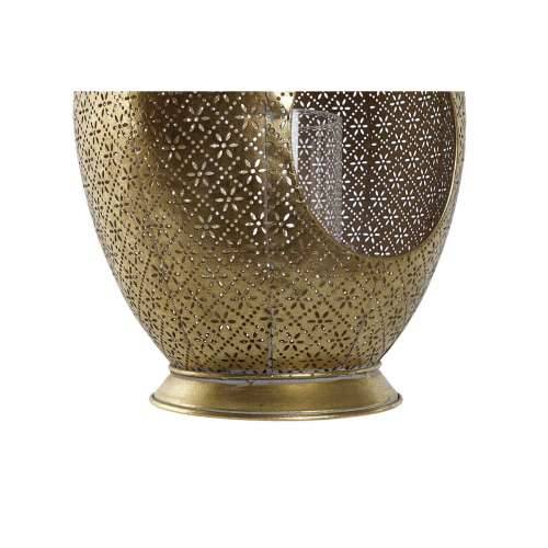 Svijećnjak Home ESPRIT zlatan Metal Kristal 24 x 24 x 38,5 cm Cijena