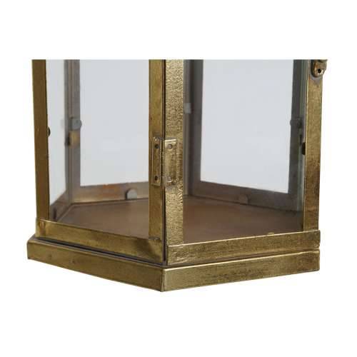 Svijećnjak Home ESPRIT zlatan Metal Kristal 23 x 23 x 48 cm Cijena