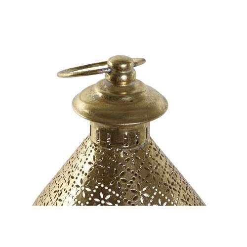 Svijećnjak Home ESPRIT zlatan Metal Kristal 18 x 18 x 35,5 cm Cijena