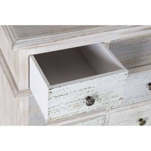 Ormarić s ladicama Home ESPRIT Plava Bijela Svjetlo siva Cottage 94 x 35 x 87 cm Cijena