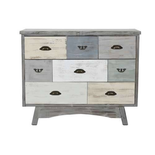 Ormarić s ladicama Home ESPRIT Siva Pisana Cottage 100 x 40 x 80 cm Cijena