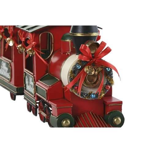Božićni ukras Home ESPRIT Crvena Zelena Vlak 97 x 16 x 26,5 cm Cijena
