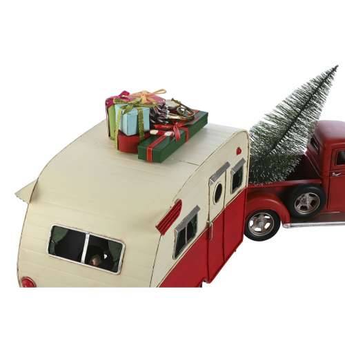 Božićni ukras Home ESPRIT Crvena Karavana 73 x 19 x 28,5 cm Cijena
