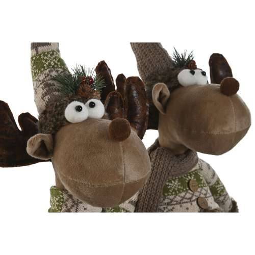 Božićni ukras Home ESPRIT Smeđa Zelena Sob 25 x 15 x 55 cm (2 kom.) Cijena