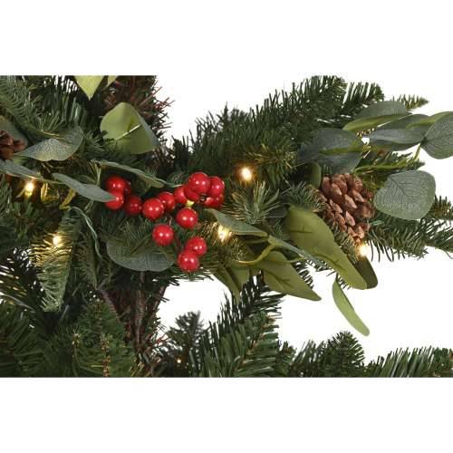 Pom de Crăciun Home ESPRIT Crvena Zelena PVC Metal 95 x 95 x 150 cm Cijena