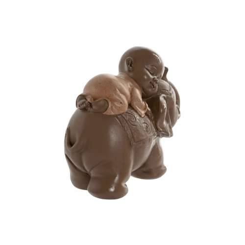 Ukrasna figura Home ESPRIT Smeđa Oranžna Koraljni Lime Smola Opat Orijentalno 13 x 6 x 12,5 cm (3 kom.) Cijena