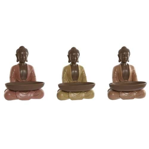 Ukrasna figura Home ESPRIT Oranžna Koraljni Lime Smola Buda Orijentalno 19,5 x 16 x 25,5 cm (3 kom.) Cijena