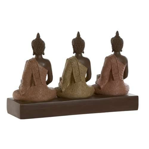 Svijećnjak Home ESPRIT Smeđa Oranžna Koraljni Lime Smola 28 x 8,5 x 17 cm Cijena