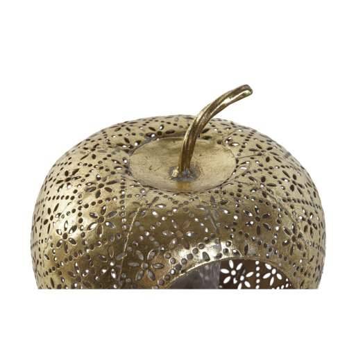 Svijećnjak Home ESPRIT zlatan Metal Kristal 14 x 14 x 13 cm Cijena
