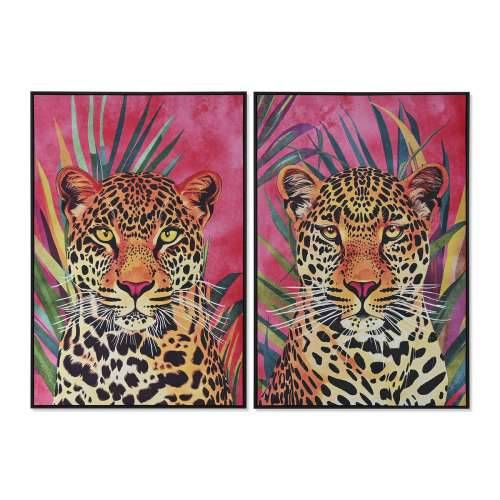 Slika Home ESPRIT Leopard Tropsko 83 x 3,8 x 123 cm (2 kom.) Cijena