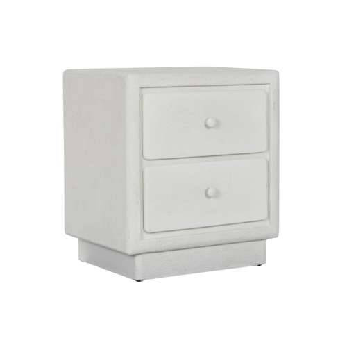 Noćni ormarić Home ESPRIT Bijela 48 x 36 x 53 cm Cijena