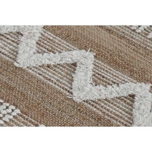 Tepih Home ESPRIT Bijela Smeđa Boho 160 x 230 x 1 cm Cijena