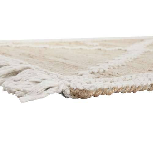 Tepih Home ESPRIT Bijela Prirodno Boho 160 x 230 x 1 cm Cijena