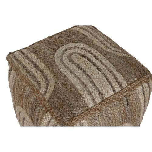 Naslonjač za Noge Home ESPRIT Bež Prirodno 45 x 45 x 45 cm Cijena